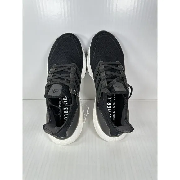 Adidas UltraBoost 21 Core Black Running Shoes Mens Size 7 / Womens Size 8 NEW