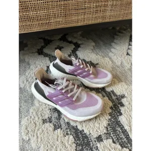 Adidas Ultraboost 21 Running Shoes S23831 Women's Size 6.5 Ice Purple MINT