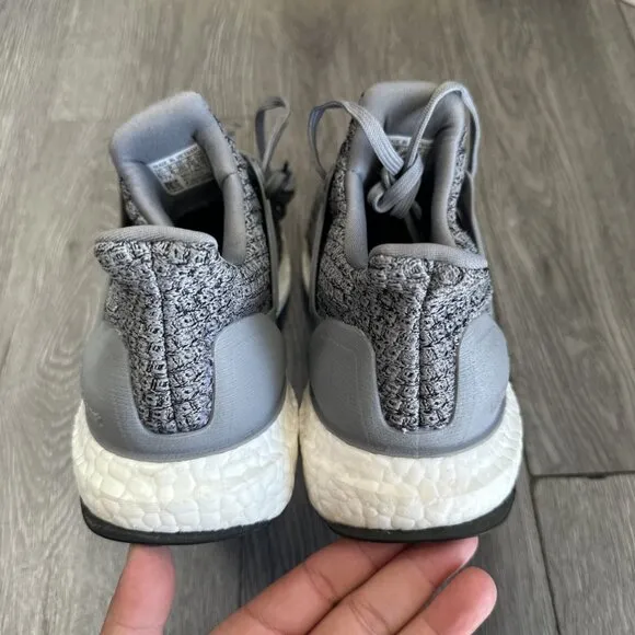 Adidas Ultraboost 4.0 DNA GREY WHITE MENS RUNNING SHOES 6.5 / Women 8  Rare