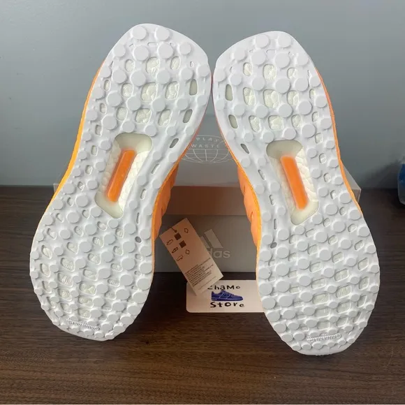 adidas Ultraboost 5.0 DNA Running Shoes Orange Rush Sneaker HR0594 Men’s Sz