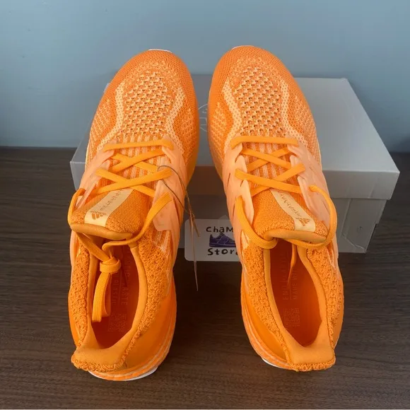 adidas Ultraboost 5.0 DNA Running Shoes Orange Rush Sneaker HR0594 Men’s Sz