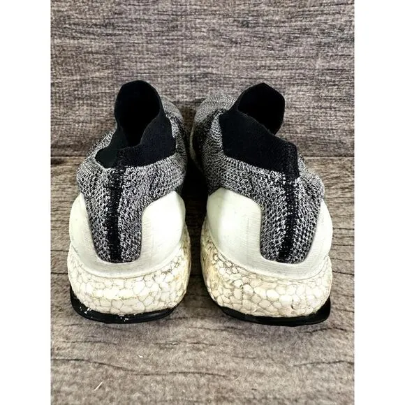 Adidas UltraBoost Laceless Primeknit Oreo Running Shoes BB6141 - Men's Size 12.5