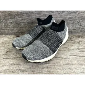 Adidas UltraBoost Laceless Primeknit Oreo Running Shoes BB6141 - Men's Size 12.5