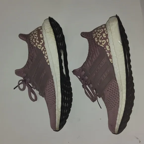 Adidas Ultraboost Magic Mauve Leopard Pink Running Shoes Women’s Size 8