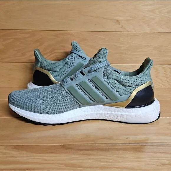 Adidas Ultraboost 1.0 Silver Green Grey Mens Running Shoes IF5258