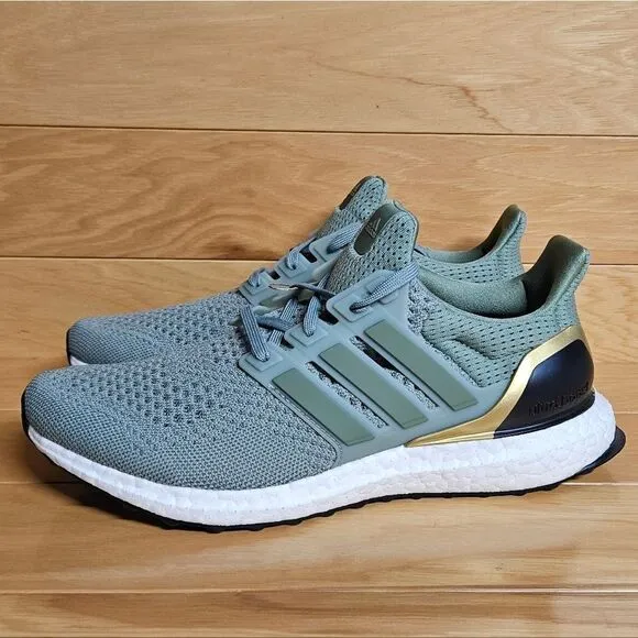 Adidas Ultraboost 1.0 Silver Green Grey Mens Running Shoes IF5258