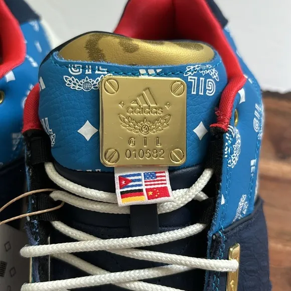 ADIDAS USA themed Agent Gil Restomod- Gilbert Arenas Basketball Shoes Men 8 Wm 9