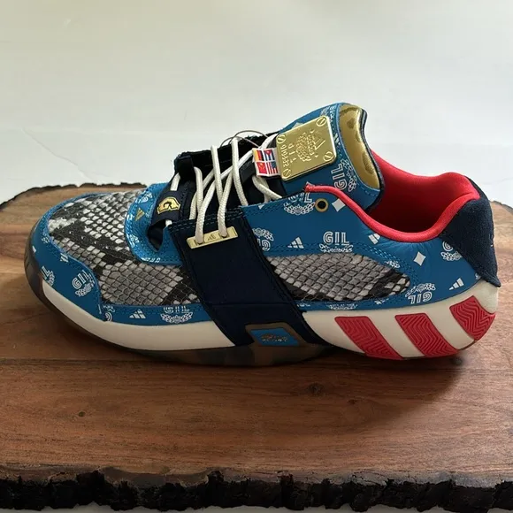 ADIDAS USA themed Agent Gil Restomod- Gilbert Arenas Basketball Shoes Men 8 Wm 9