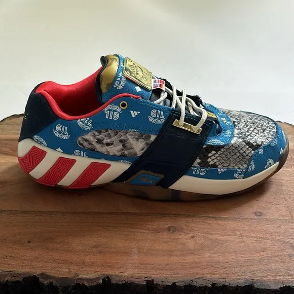 ADIDAS USA themed Agent Gil Restomod- Gilbert Arenas Basketball Shoes Men 8 Wm 9