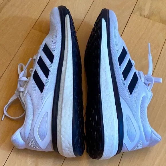 Adidas - white Response Boost LT running shoes, men’s size 7