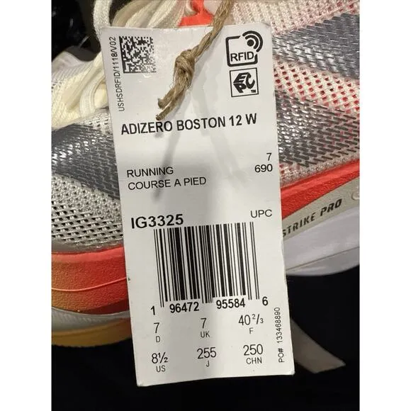 adidas Wmns Adizero Boston 12 'Ivory Pack' | Cream | Women's Size 8.5