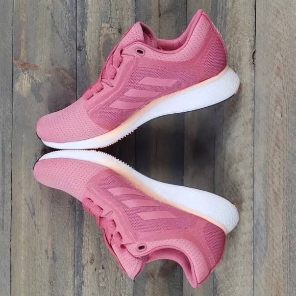 adidas Women's Edge Lux 4 Running Shoes Hazy Rose White