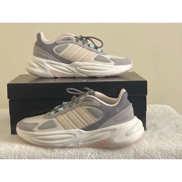 Adidas Women’s Ozelle Running Shoes Size 7.5 Gray/Pink