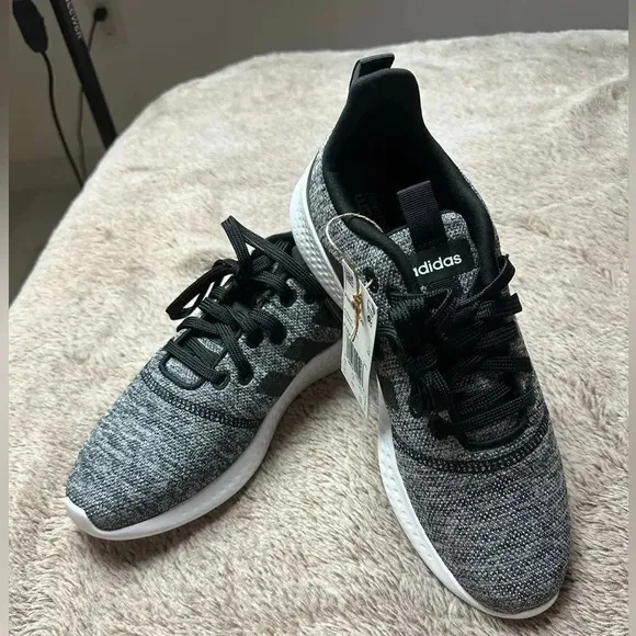 Adidas Womens Running Shoes FY8222 Puremotion Athletic Sneakers Grey 9 N…