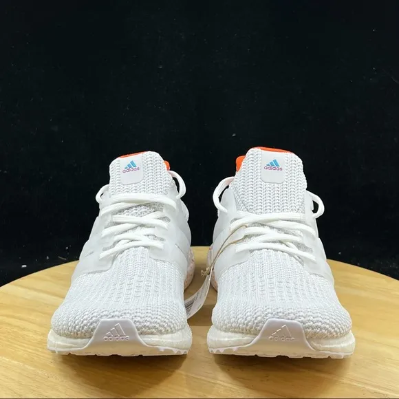 ADIDAS WOMENS ULTRABOOST 4.0 DNA RUNNING SNEAKERS WHITE ORANGE GZ4192 SIZE 7