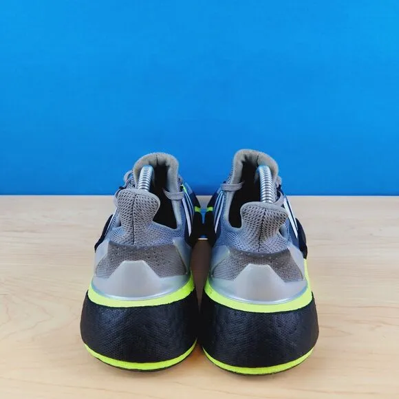 Adidas‎ X9000L4 Boost Mens Size 8 Running Shoes Gray Green Athletic low FW8385