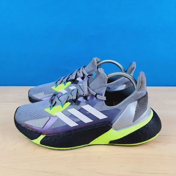 Adidas‎ X9000L4 Boost Mens Size 8 Running Shoes Gray Green Athletic low FW8385
