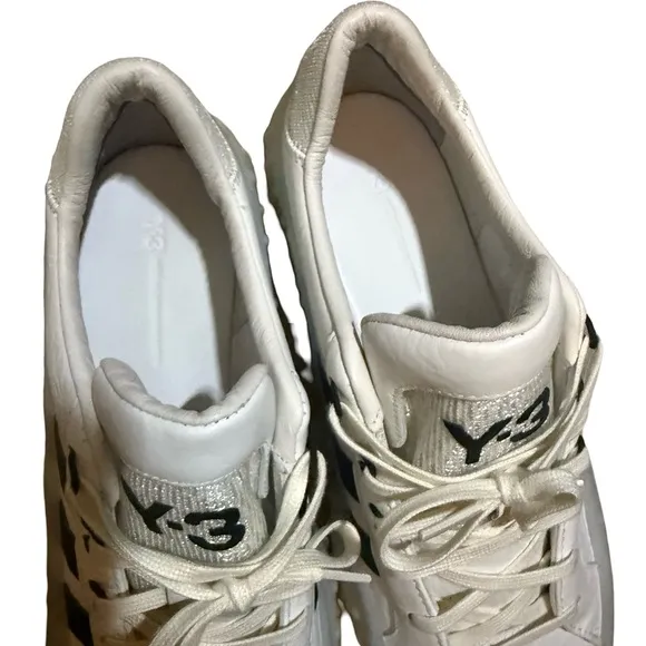 adidas Y-3 Yohji Yamamoto GR.1P Leather White Black Limited Sneakers Sz 12 $300