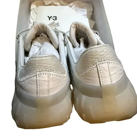 adidas Y-3 Yohji Yamamoto GR.1P Leather White Black Limited Sneakers Sz 12 $300