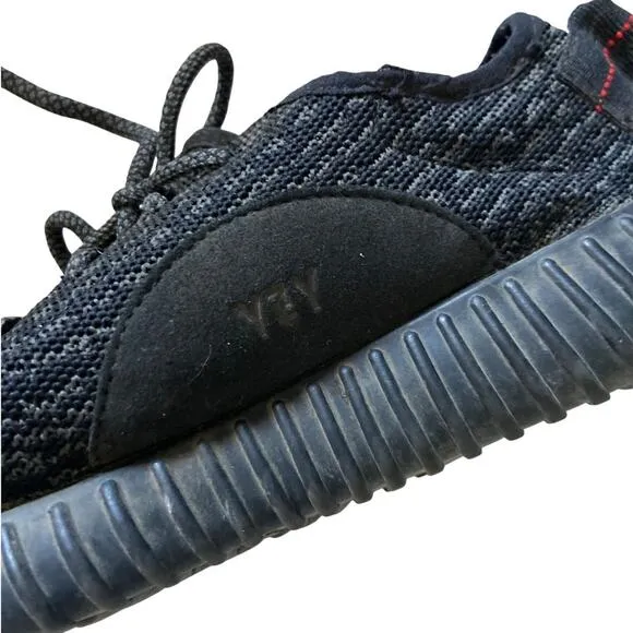 Adidas Yeezy Boost 350 Pirate Black Trainer Shoes Sneakers Low Top Mens Size 7.5