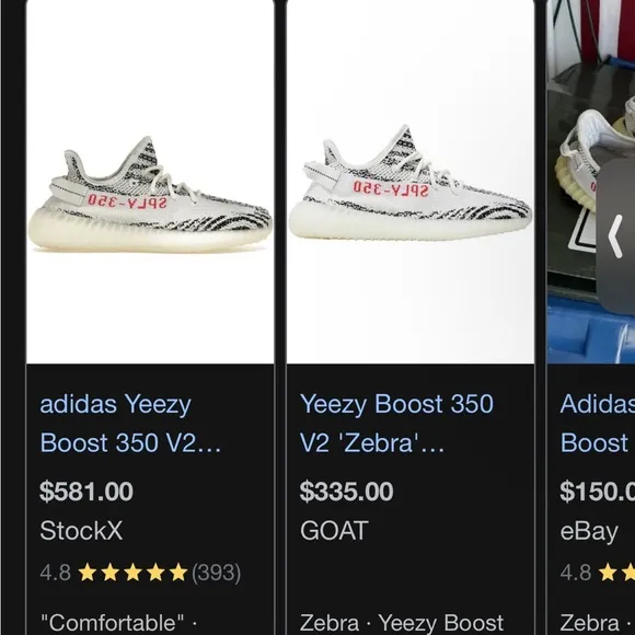 adidas Yeezy Boost 350 V2 Zebras