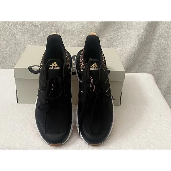 adidas Youth Rapidasport K Shoes Size 7 Black/Leopard