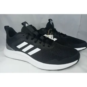 Adidas Fluidstreet Cloudfoam Running Shoes Men’s‎ Size 9.5  Black White FW1703