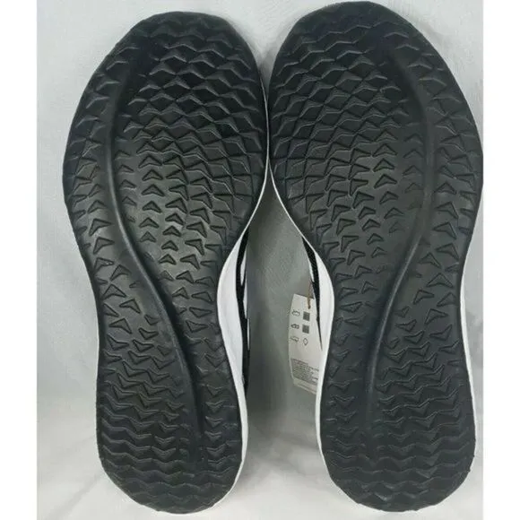 Adidas Fluidstreet Cloudfoam Running Shoes Men’s‎ Size 9.5  Black White FW1703