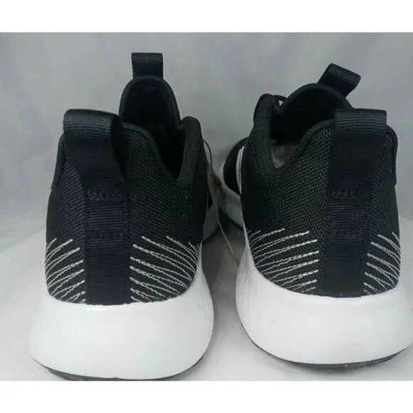 Adidas Fluidstreet Cloudfoam Running Shoes Men’s‎ Size 9.5  Black White FW1703