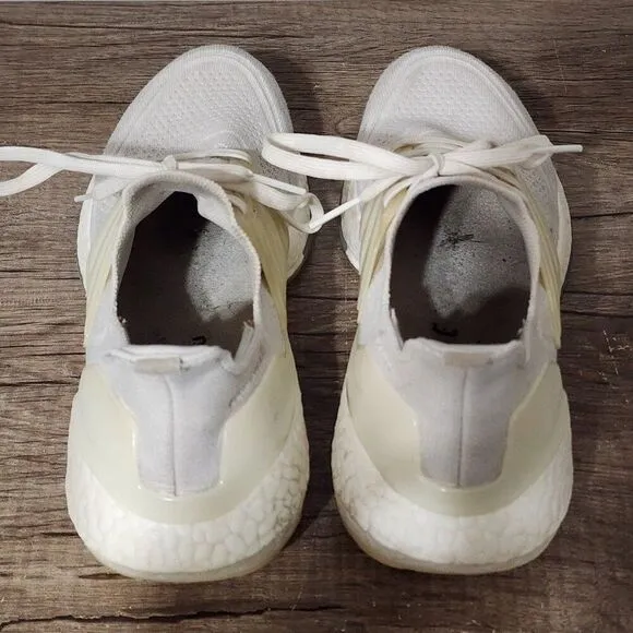 Adidas Ultraboost 21 Women's Athletic Running Gym Shoes Size 8 White