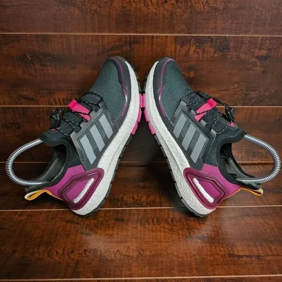 Adidas Ultraboost C.Rdy 'Core Black/Power Berry' Athletic Running Shoes Womens 5