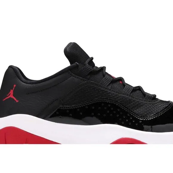 Air Jordan 11 CMFT Low Bred Mens Basketball Shoes Black/White-Red DM0844 005 NEW
