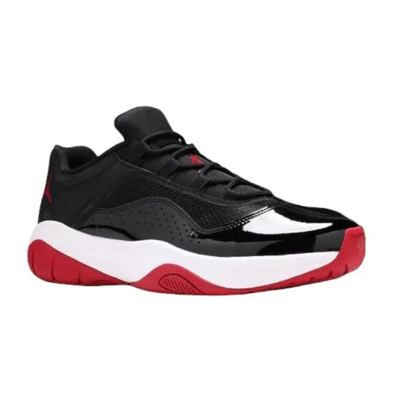 Air Jordan 11 CMFT Low Bred Mens Basketball Shoes Black/White-Red DM0844 005 NEW