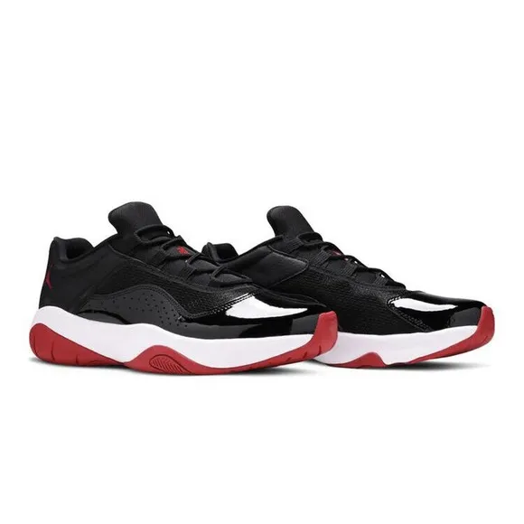Air Jordan 11 CMFT Low Bred Mens Basketball Shoes Black/White-Red DM0844 005 NEW