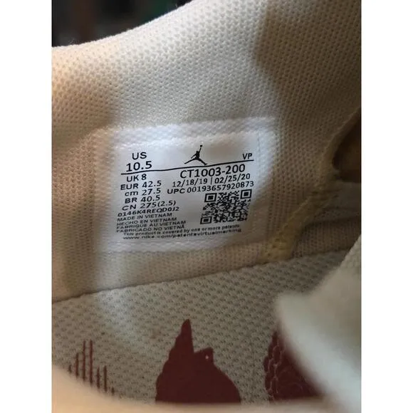 Air Jordan Jordan Delta SP 'Vachetta Tan' CD6109-200 Mens Size 10.5