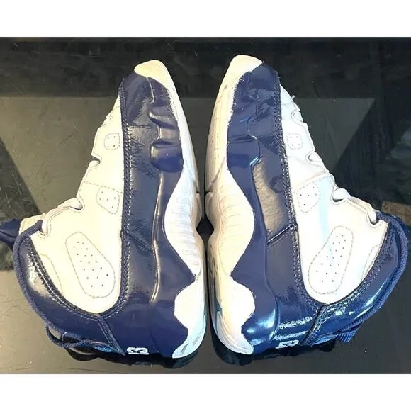 Air Jordan 9 IX Retro UNC White University Blue Shoes Toddler SZ 8C 401812 145
