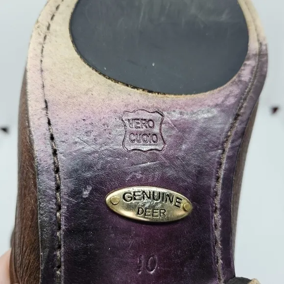 Alan Payne Mario Deerskin Bit Loafers brown 10C
