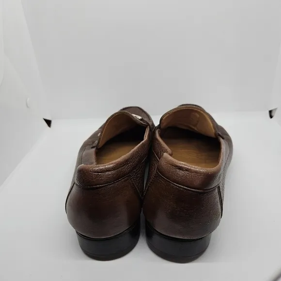 Alan Payne Mario Deerskin Bit Loafers brown 10C