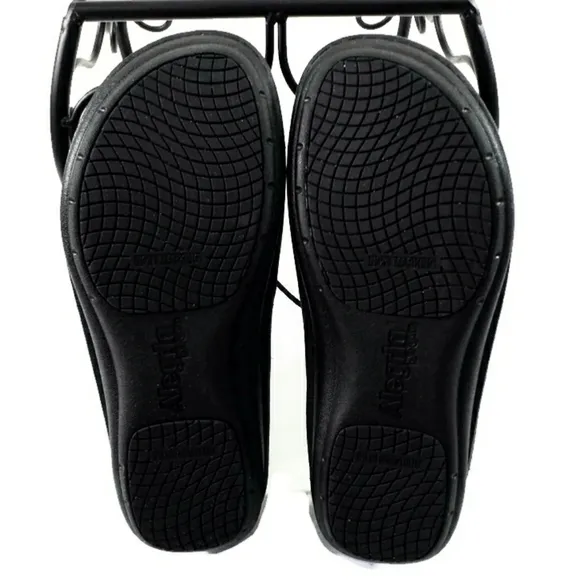 Alegria Hewlett Black Nubuck Lace Up Shoes Mens EU 40/US 7-7.5