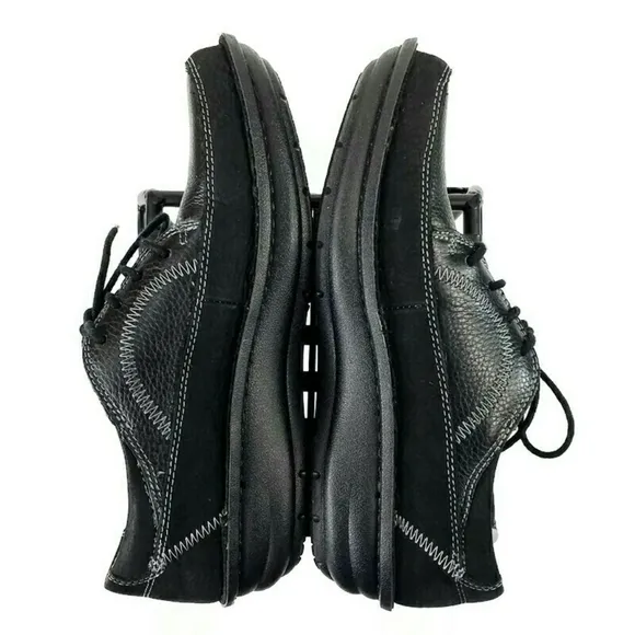 Alegria Hewlett Black Nubuck Lace Up Shoes Mens EU 40/US 7-7.5