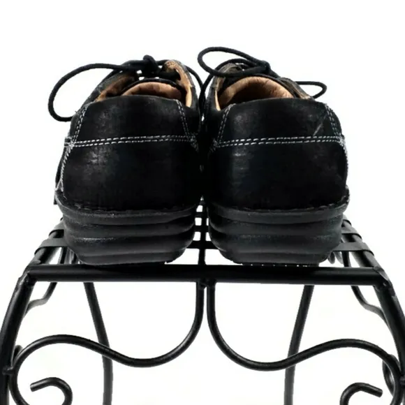 Alegria Hewlett Black Nubuck Lace Up Shoes Mens EU 40/US 7-7.5