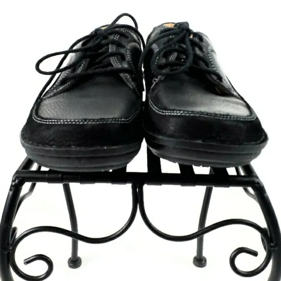 Alegria Hewlett Black Nubuck Lace Up Shoes Mens EU 40/US 7-7.5