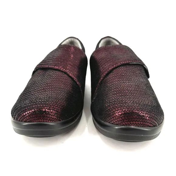 Alegria Womens Lauryn Clog Shoes Size 37/7 Metallic Comfort Support Workwear