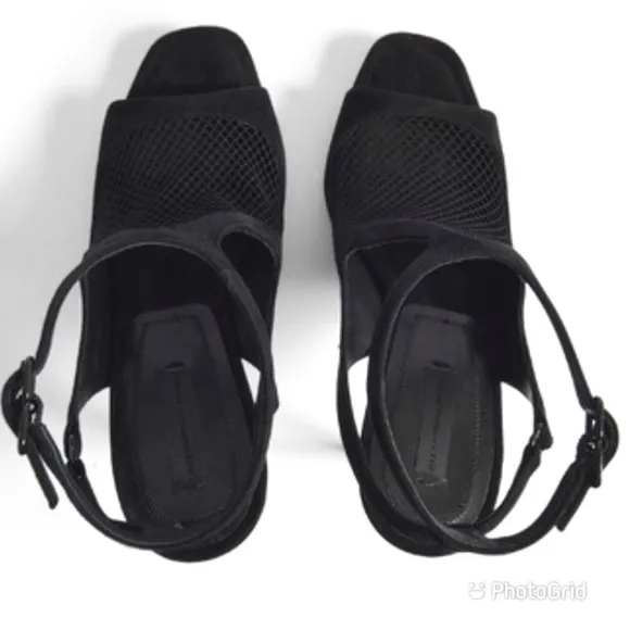 ALEXANDER WANG Black Piper Mesh Sandal Booties  EU 39 / US 9 New in Box