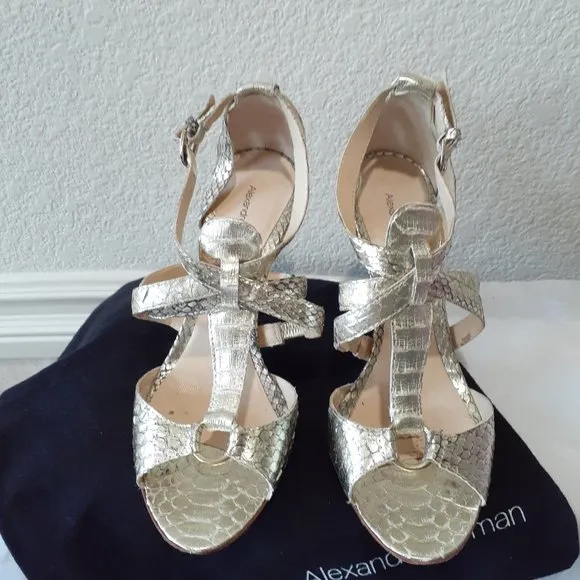 Alexandre Birman Python Strappy Shoes !