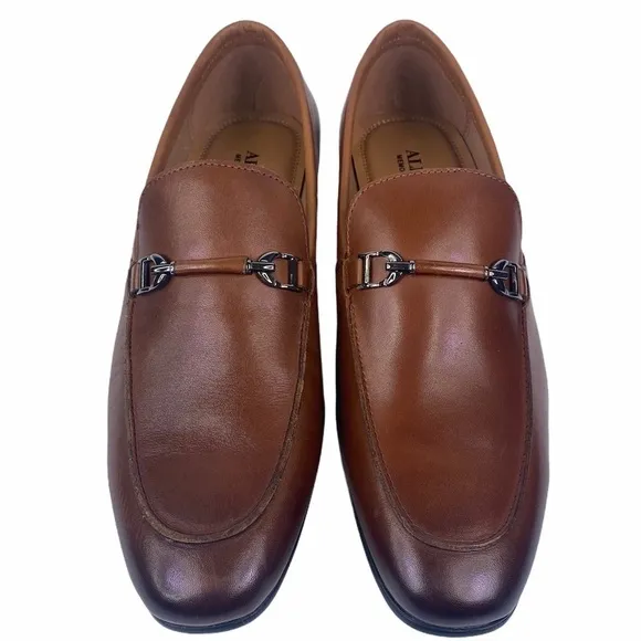 Alfani Truman Tan Bit Slip On Loafer Shoes