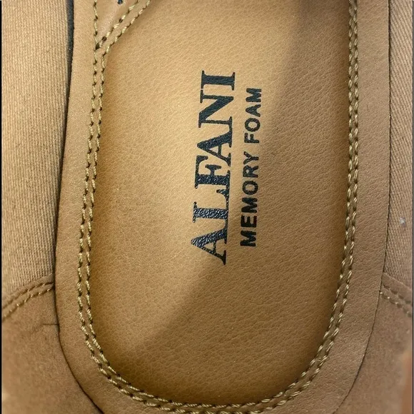 Alfani Truman Tan Bit Slip On Loafer Shoes
