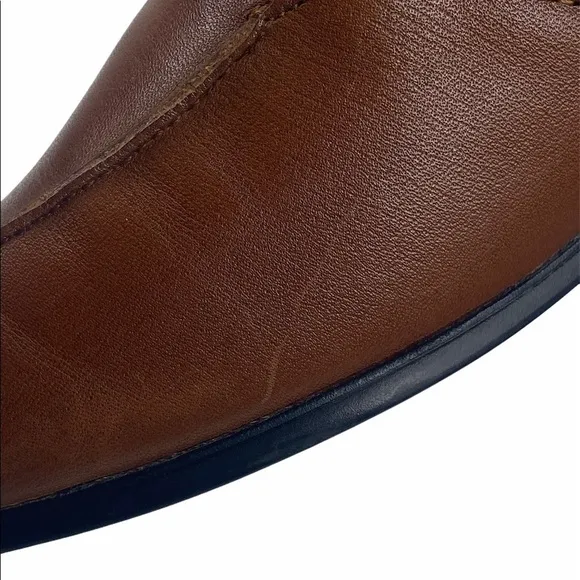 Alfani Truman Tan Bit Slip On Loafer Shoes