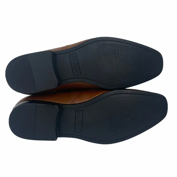Alfani Truman Tan Bit Slip On Loafer Shoes