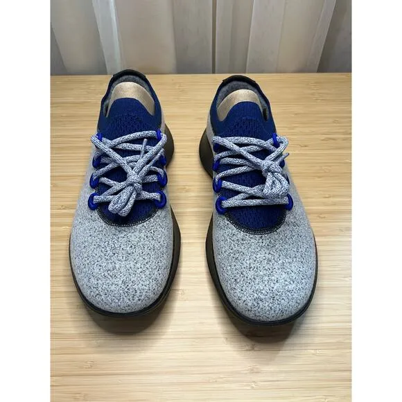 AllBirds Mens 8.5 Wool Dasher &quot;Mizzle Portia&quot; Runner Shoe Dark Grey/Blue NIB